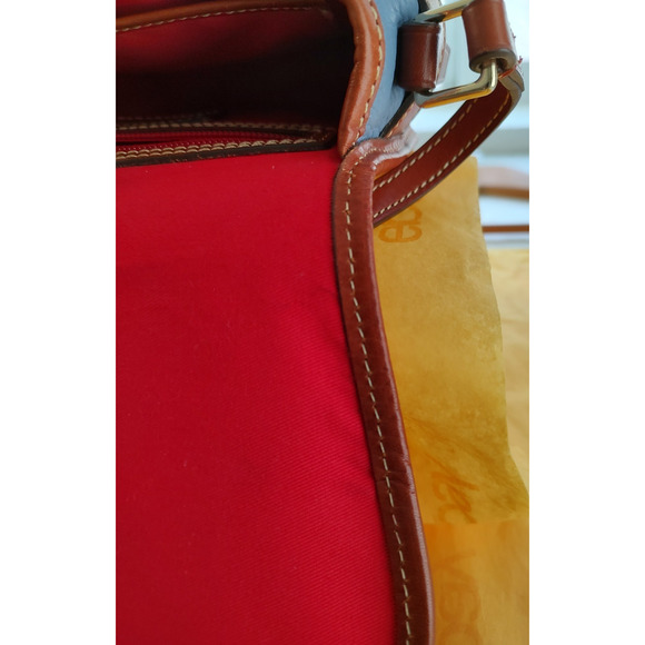 Dooney & Bourke Blue Pebble Grain Hallie Bag Crossbody Flap Close Adjust Strap - Picture 10 of 16